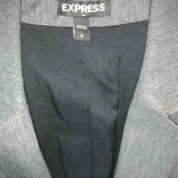 Express Notch Collar One Button Blazer - Picture 3 of 3